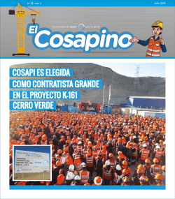 COSAPI ES ELEGIDA COMO CONTRATISTA GRANDE EN EL