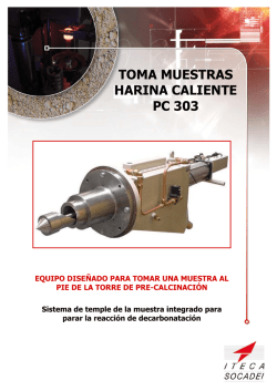 Toma muestra harina caliente - PC303