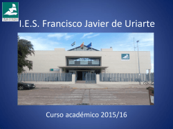 &iquest; Qu&eacute; hago el pr&oacute;ximo curso ? - IES Francisco Javier de Uriarte