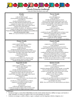 Escuela Primaria Lindbergh