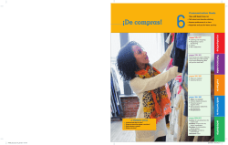 &iexcl;De compras! - Vista Higher Learning