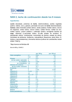 NAN 2, leche de continuaci&oacute;n desde los 6 meses