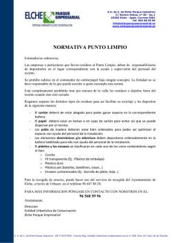NORMATIVA PUNTO LIMPIO