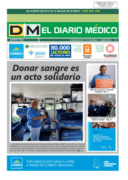 Donar sangre es un acto solidario