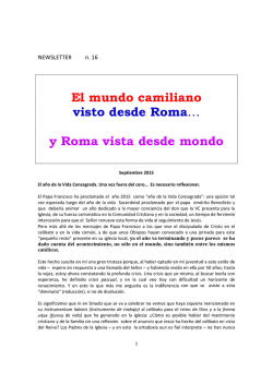 y Roma vista desde mondo