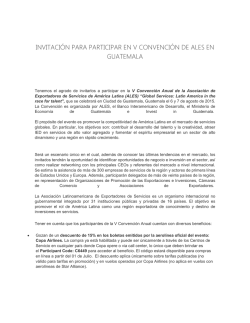 V Convenci&oacute;n de Ales en Guatemala