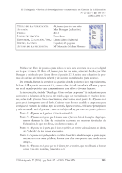 44 poemas para leer con ni&ntilde;os de Mar Benegas por M&ordf; Mercedes