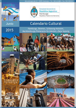 Junio - Consulado General de la Rep&uacute;blica Argentina en Hamburgo