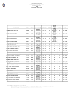 RECONOCIMIENTO DE CREDITO