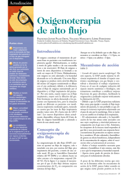 Oxigenoterapia de alto flujo