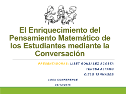 Conversaciones Academicas