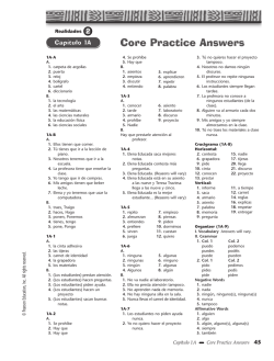Core Practice Answers
