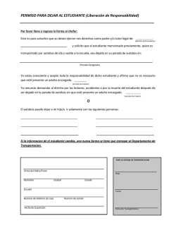 PERMISO PARA DEJAR AL ESTUDIANTE (Liberaci&oacute;n de