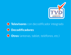 Televisores con decodificador integrado Decodificadores Otros