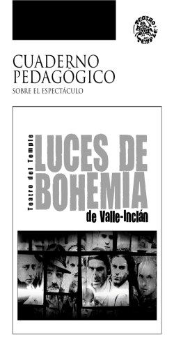 CUADERNO PEDAG&Oacute;GICO - Teatro de las Esquinas