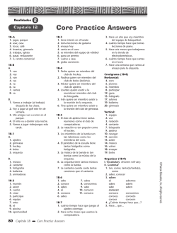 Core Practice Answers