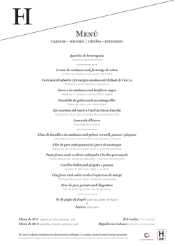 tardor - hivern / oto&ntilde;o - invierno