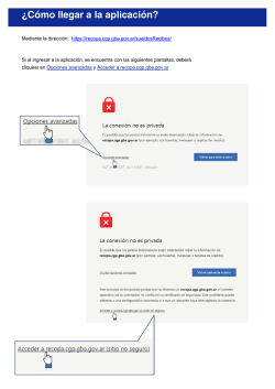 &iquest;C&oacute;mo llegar a la aplicaci&oacute;n?