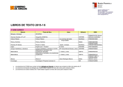 LIBROS DE TEXTO 2015-16 6