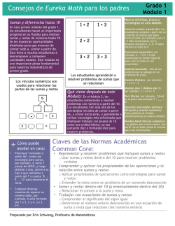 Consejos de Eureka Math para los padres