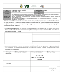 El objetivo de este taller es retomar los temas vistos durante el 1er