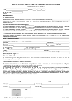 Cierre de Cambio Form Activos Externos Compra