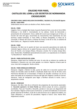 Crucero Fluvial por Par&iacute;s