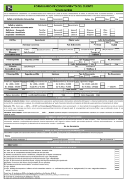 Personas Jur&iacute;dicas