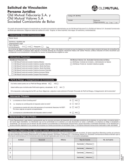 solicitud vinculacion persona juridica