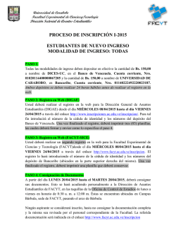 Descargar toda la informaci&oacute;n - Facyt