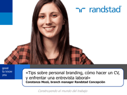 Presentacion tips empleabilidad RANDSTAD concepcion