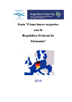 La Gu&iacute;a de comercio de Alemania 2014