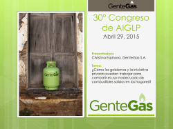 Christina Espinosa - Gente Gas