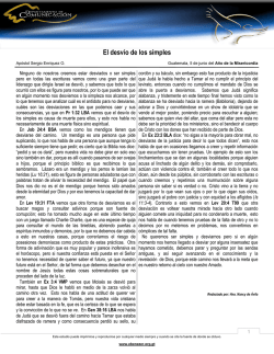 El desv&iacute;o de los simples - Ministerios Ebenezer Guatemala