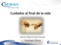 Cuidados al final de la vida