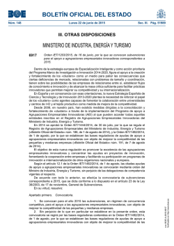 BOE-A-2015-6917 - Cluster Aeroespacial de Madrid