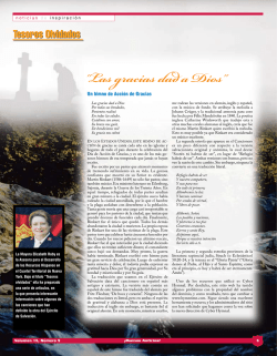 "Las gracias dad a Dios"