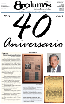 Gracias&hellip; - 8 Columnas