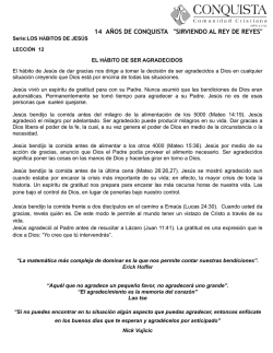 Descargar Lecci&oacute;n 12 - Comunidad Cristiana Conquista