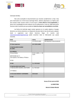 Estimadas familias - IES Arucas Domingo Rivero