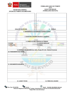2. DEPENDENCIA O AUTORIDAD A QUIEN SE DIRIGE 3. DATOS