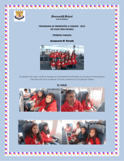 Informe No. 1 - Summerhill School