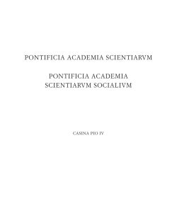 pontificia academia scientiarvm pontificia academia scientiarvm