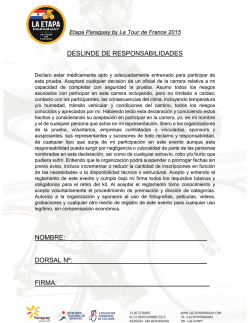 Deslinde de responsabilidad