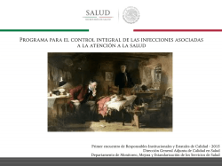 Programa para el control integral de las infecciones asociadas a la