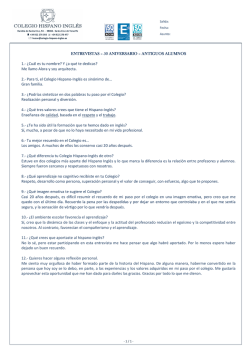 Entrevista a Alora Krawietz Gallardo