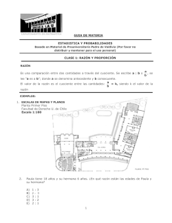 1. CLASE 1: RAZ&Oacute;N Y PROPORCI&Oacute;N - Preuniversitario Derecho a