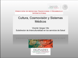 Cultura, Cosmovisi&oacute;n y Sistemas M&eacute;dicos