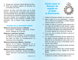 C&oacute;mo rezar el Rosario de argolla en el dedo (o Decenario)