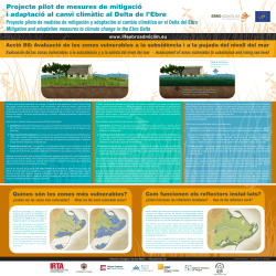 Avaluaci&oacute; de les zones vulnerables a la subsid&egrave;ncia i a la pujada